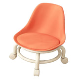 Kids Low Rolling Stool with Backrest Low Height Roller Stool with Universal Wheels Low Roller Seat V1294-YM0901-3116230019612