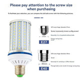 High-Power LED Corn Light Bulb Energy-Efficient Bulbs Home Lighting Garden - White - Size E40-100W V1102-124-25777-WHT-E40-100W