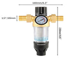 Reusable Spin Down Sediment Filter for Well Tap Hose Water V1263-JX-4614