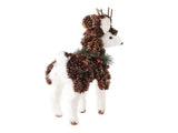 Xmas Deer Exquisite Cute Desktop Holiday Simulation Elk Figurine for Show Window V1294-YM0901-241008HL01-3