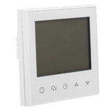 Digital Touch Screen LCD Programmable Thermostat Intelligent Temperature Controller White V1294-YM0721-JYB00437-01