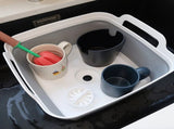 Portable Folding Sink Space-Saving Storage, Multi-Use for Kitchen, Balcony, and Outdoors V1232-CFLSL001