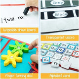 Multicolour Montessori Sensory Busy Board for Kids - Multi-Colour Learning Toy V178-59219
