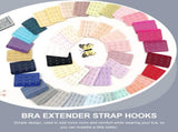 60 Pcs Bra Extenders Hooks Underwear Strap Extensions for Women Girls Back Support Bodycon Dress V1369-AZ3-W-17462