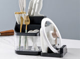 Multifunctional Kitchen Storage Rack Kitchen Countertop Cutting Board Pot Cover Chopsticks Forks V1294-YM0706-3118230217013