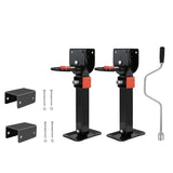 Manan 2X 410mm-545mm Drop Down Corner Black CAR1073-BK