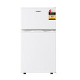 Devanti 85L Bar Fridge Mini Freezer Refrigerator White BF-F-D-90L-WH