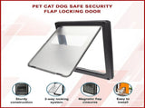 Extra Large 2 Way Lockable Cat Dog Pet Flap Door V63-822821