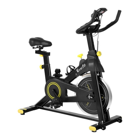 Everfit Spin Bike Exercise Bike Cardio Gym Bluetooth APP Connectable EB-B-SPIN-04-BK