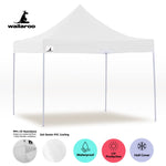 Gazebo Tent Marquee 3x3 PopUp Outdoor Wallaroo White GAZ-POP-3X3-WH