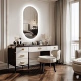 120x60cm LED Bathroom Mirror Oval Anti-Fog Dimmable Wall Mount V178-66710