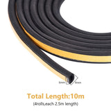 4 Pcs Weather Stripping Door Seal Strip,65 ft Adhesive Door Insulation Foam Weather Strip for Home V1192-AZ-W-31134