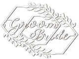 Wedding Chair Decorations White Wood Bohemian Country Weddings Bridal Shower 1Set V1370-AZ4-16854