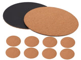 10Pcs Round Cork Plant Coasters for Flower Pots with Smooth Surface and Water Resistant Features V1192-AZ-W-27503