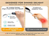 Special Supplies Adaptive Utensils,QZS Parkinsons Utensils for Tremors and Parkinsons Patients,Easy V1189-WXFWAL-20260319-00470