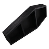 Gothic Coffin Hanging Shelf - Wood Wall Decor 1-Pack for Coffin-Themed Rooms V1369-AZ3-W-12684