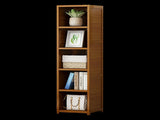 Bamboo 5-Shelf Bookcase Tall Display Storage Rack Stand for Living Room, Bedroom, Office or Home V63-838221