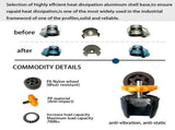 4 Pcs 40F Leveling Machine Caster, Top Plate Leveling Wheel with Retractable NBR Pad for Heavy V1370-AZ4-03063