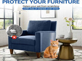 196.9"x15.7" Anti Cat Scratch Furniture Protector Clear Viny Couch Protector from Cat Claws V1107-135-93474-CLR2