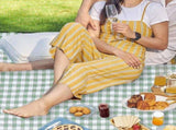 Waterproof Picnic Blanket Beach Outdoor Camping Mat Large Foldable Green V1308-DSZKI-932-1