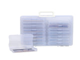 Photos Organizer Photo Storage Box with Handle - 16 Inner Photo Cases Photo Box Storage Picture V1192-AZ-W-10598