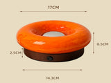 Orange Donut Table Lamp - Rechargeable Touch Control LED V888-ELOSUNG19493
