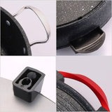 SOGA 2X 2 in 1 Electric Stone Coated Teppanyaki Grill Plate Steamboat Hotpot STEAMBOATR2ROUNDX2