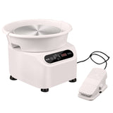 Pottery Wheel, 11 inch Pottery Forming Machine, 450W Electric Wheel for Pottery with Foot Pedal and V952-ZQLPJXS11YC4I5H6PV3