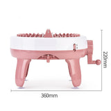 DIY Knitting Machine Smart Weaving Knit Rotating Kids Toy Scarf Sock Hat Gift V63-836911