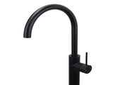 Matt Black Indoor Bathtub Filler Free Standing Mixer Faucet Tap Spout Watermark V1233-KRD601BL