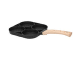 4-Hole Non-Stick Frying Pan, Egg & Pancake Cooking Pan, Induction & Gas Cooker V1263-JX-2986