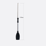 Durable Aluminum Aluminum Alloy Black Kayak Paddle Dual End Boat Oar with Ribbed Blades V1370-AZ4-18081