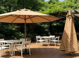 Umbrella Replacement Canopy, Patio Umbrella Replacement Cover for Pool/Backyard/Beach/Deck, UV V1366-AZ2-W-23611