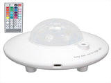 LED Night Light USB RGB Bluetooth Projector Light Projection Lamp for Party Decor Birthday Gifts V1294-YM0901-3119210011011