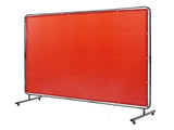 Welding with Frame, 6' x 8' Welding Curtain, Flame-Resistant Vinyl Welding Protection V952-DMSHJPF6X8YCCZQN5V0