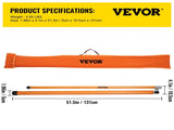 Load Height Measuring Stick, 15' Sturdy Fiberglass Truck Height Stick with Adjustable Pole, V952-GDSSCLGBD15FTKQS0V0
