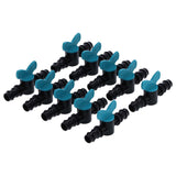 50PCS Drip Irrigation Shut Off Switch Valve Double Barbed Ball Valve for Agricultural Garden V1294-YM0901-3111210175911