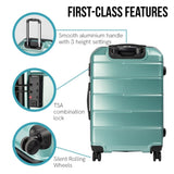 Olympus Artemis 24in Hard Shell Suitcase ABSPC - Electric Teal LUG-03Q-24-OL