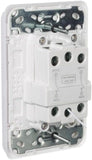 Schneider Electric Clipsal 45A 250V Double Pole Cooking Appliance Isolator Switch, Vivid White V1202-V1-CLI3041D45VW