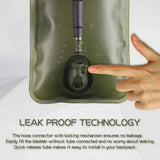 2 Liter Hydration Reservoir Water Bladder Storage for Backpack Outdoor V1192-AZ-W-31151