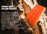 6 Pack Tree Felling Wedges Spikes for Safe Tree Cutting 2 Each of 10", 8 and 5.5 Wedges V1258-DP02-C-895