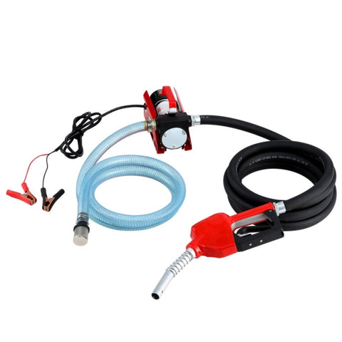 Giantz Fuel Transfer Pump Electric Diesel Kerosene Pump 12V DC 10GPM Nozzle Hose DO-PUMP-40L-DC