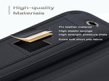 Universal Fit Premium Leather Car Seat Gap Filler Organizer, Center Console Organizer with Card V1107-800-74458-BEG-2PCS