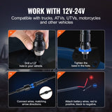 2 PCS 3 FT Whip Light, APP & RF Remote Control Led Whip Light, Waterproof RGB Chasing Lighted Whips V952-NBKJPPTDZ3YC08D12V9