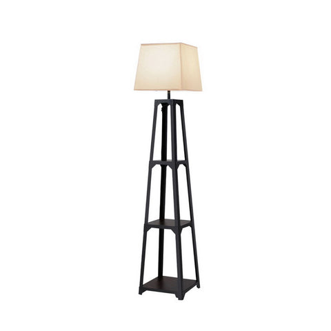 Artiss Floor Lamp 3 Tier Shelf Storage LED Light Stand Home Room Vintage White LAMP-FLOOR-SF-F31109