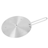 Heat Diffuser Stainless Steel Induction Cooker Diffuser Plate with Handle for Kitchen 23.5cm/9.25in V1294-YM0716-3113220140813