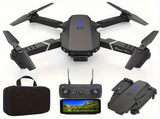 **E88 PRO All-in-One Gesture-Controlled Aerial Drone Dual Adjustable HD Cameras 3-Speed Wind V1102-E88PRO001