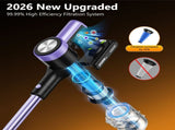 Cordless Vacuum Cleaner, 55Kpa/55mins Self-Standing Powerful Stick Lightweight Vacuum Cleaner for V1313-AU-H28V-1