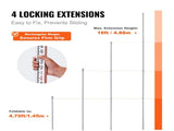 Measuring Rod 16-Feet/8ths 4 Sections Telescopic Grade Rod 1/8in w/ Bag V952-YZCLG16YCFEEEFB0YV0