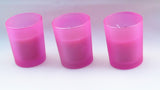 20 Pack Pink Frosted Votive Tealight Candle Holders House Party Cenrepiece Xmas Wedding Decor V382-PINKFHX20